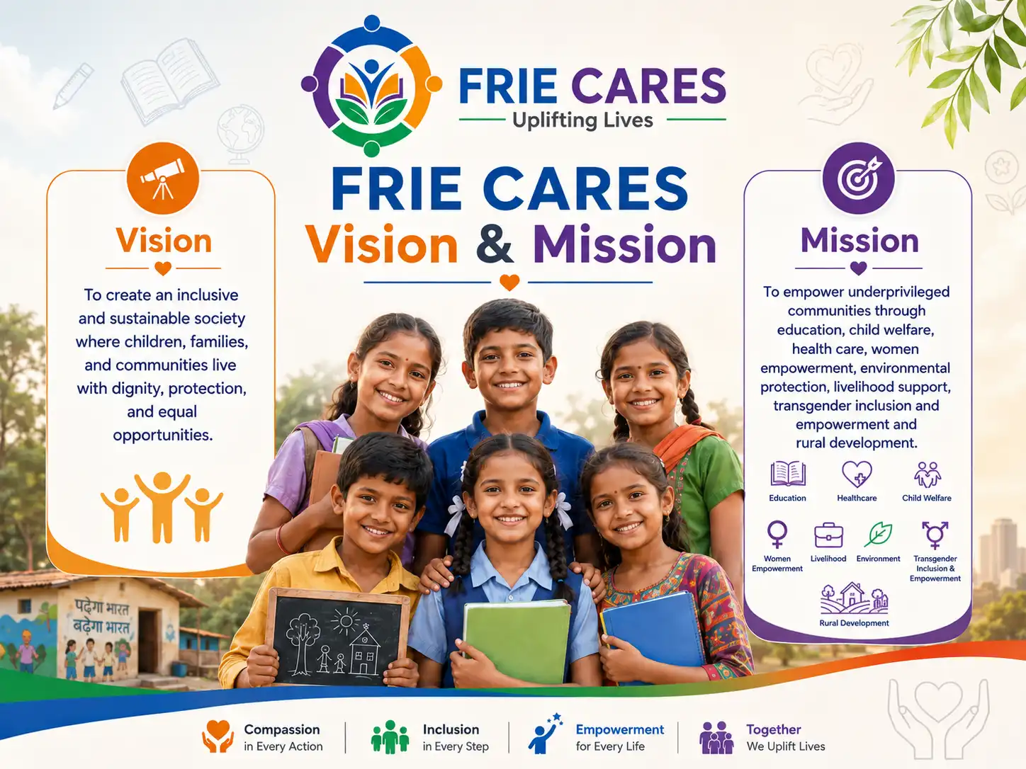 FRIE CARES Vision and MIssion