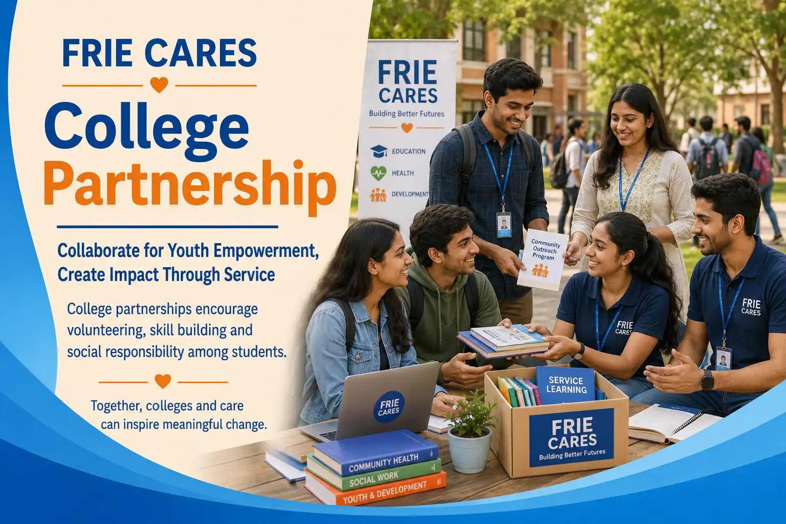 FRIE CARES college partnership